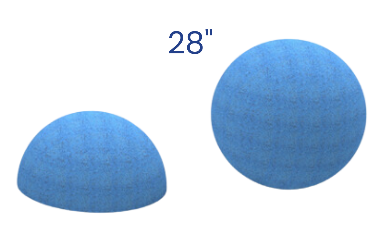 28" Rubber Spheres